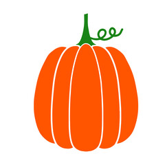 pumpkin isolated on white