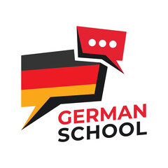 Vector logo of the German language school