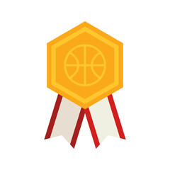 Medal isolated on white background