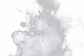 smoke isolated background