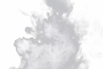 Crédence de cuisine en verre imprimé Fumée smoke isolated background