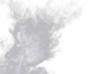 Fototapete Rauch smoke isolated background