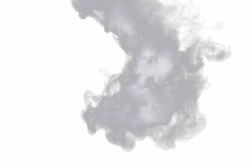 Abwaschbare Fototapete Rauch Rauch isolierter Hintergrund