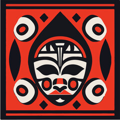 Ethnic Tribal African Symbol Art
