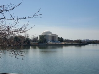 Obraz premium Jefferson Memorial Thomas Jefferson Memorial Water Sky Plant Building