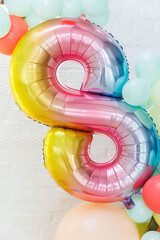 Registration of a photo zone for a children's party