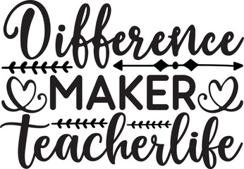 Teacher svg design cut files