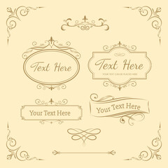 vintage ornament vector ilustration