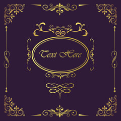 vintage ornament vector ilustration