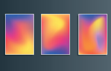 banner abstract background gradient blurred color