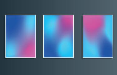 multicolor gradient blurred abstract background wallpaper vector design