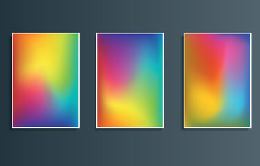 rainbow abstract background gradient blurred design