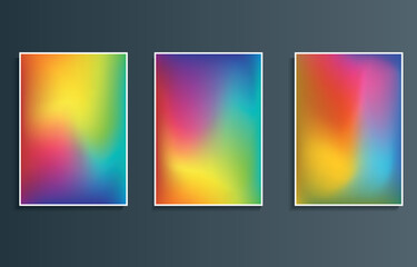 Fototapeta premium rainbow abstract background gradient blurred design