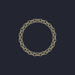 mandala design with abstract shape