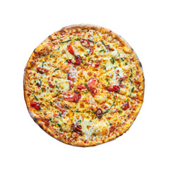 pizza isolated on white background