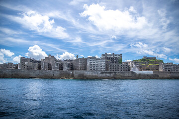 Fototapeta premium 長崎県 軍艦島（端島）の風景 
