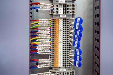 Switchboard equipment. Shield for enterprise electrification. Switchboard for control over...