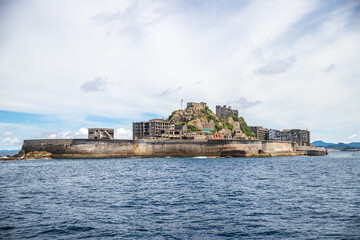 長崎県　軍艦島（端島）の風景
