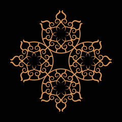 Amazing vector mandalas in different themes in oriental style for luxury logos, designs