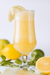 Natural juice from fresh fruit. Delicious and healthy drink