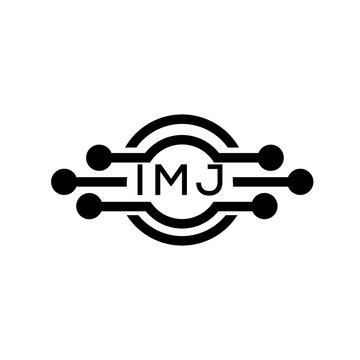 IMJ letter logo. IMJ best white background vector image. IMJ Monogram logo design for entrepreneur and business.	
