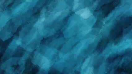 青の水彩の筆の跡、背景素材、テクスチャ