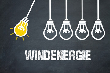 Fototapeta premium Windenergie