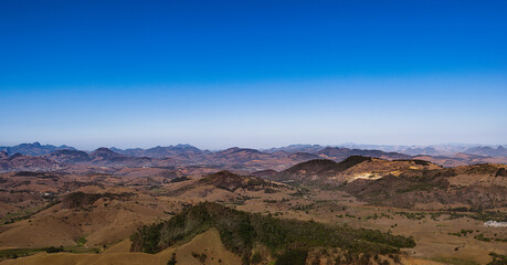 panorama of the capixaba mountains