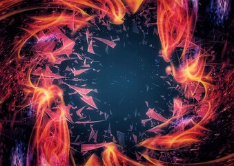 fire and flames