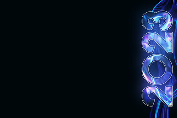 Creative background Happy new year 2023, colorful numbers. Holiday card, magazine style, banner, website header, web poster, template for advertising. 3D illustration, 3D render