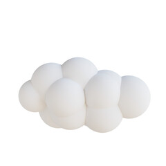 3D illustration cloud