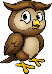 Cartoon Owl Character