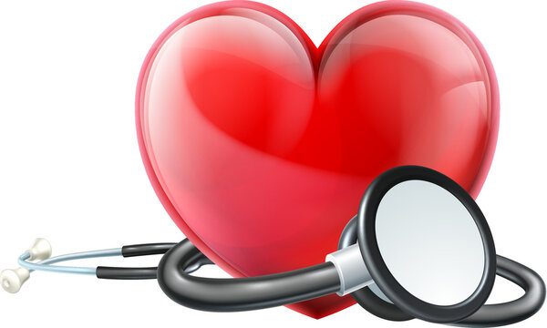 recommend clip art: Heart and Stethoscope Concept