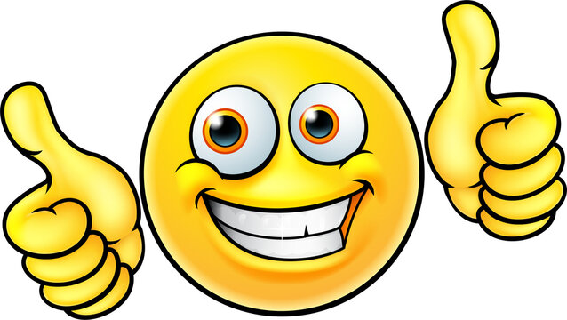 Happy Thumbs Up Emoji Emoticon
