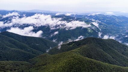 panorama of the mountains