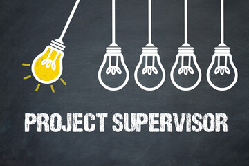 Fototapeta premium Project Supervisor