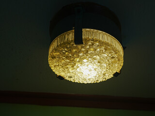light bulb on the ceiling