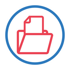 Obraz premium Archive icon vector