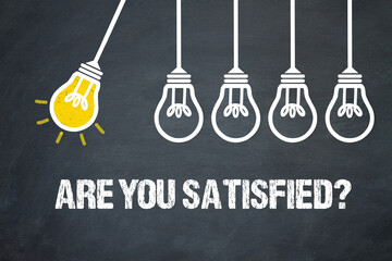 Fototapeta premium are you satisfied? 