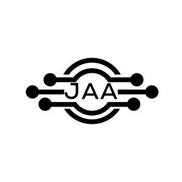 JAA letter logo. JAA  best white background vector image. JAA Monogram logo design for entrepreneur and business.	
