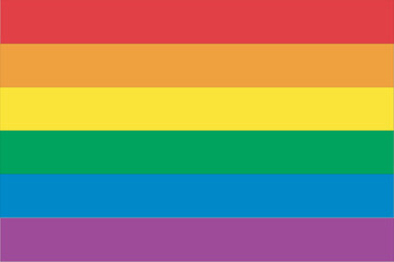rainbow flag background (LGBT)  Vector illustration