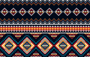 Geometric ethnic pattern seamless. ethnic seamless pattern. Design for cloth business, curtain, background, carpet, wallpaper, clothing, wrapping, Batik, fabric,Vector illustration.
