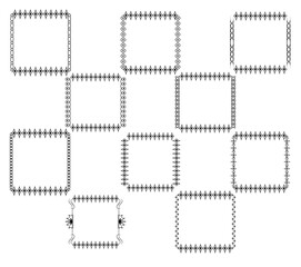 Frame border ornament. Calligraphic text divider, border, separator decor design. Antique vintage victorian elegant decoration element. Filigree frame ornament line. Hand drawn vector illustration