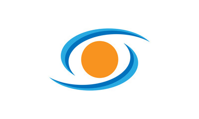 Eye vision vector design template