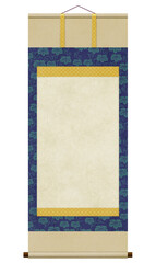 イラスト：和の素材　掛軸