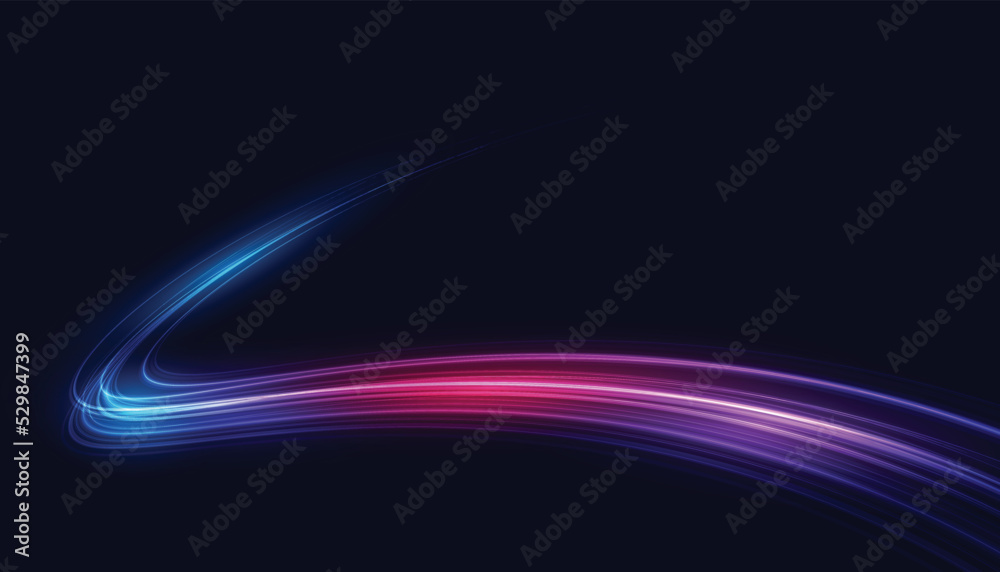 Poster modern abstract high-speed motion effect. futuristic dynamic motion technology. motion pattern for b