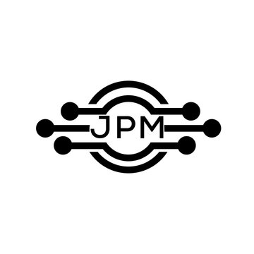 JPM letter logo. JPM  best white background vector image. JPM 
Monogram logo design for entrepreneur and business.	
