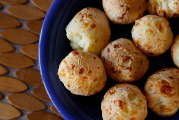 various cheese bread on a plate - Minas Gerais food