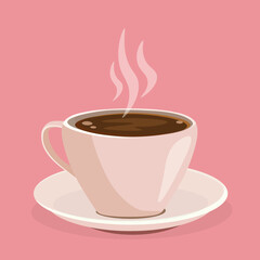 Beautiful Coffee Cup Illustration