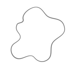 Modern Irregular Line Blob Shape Background